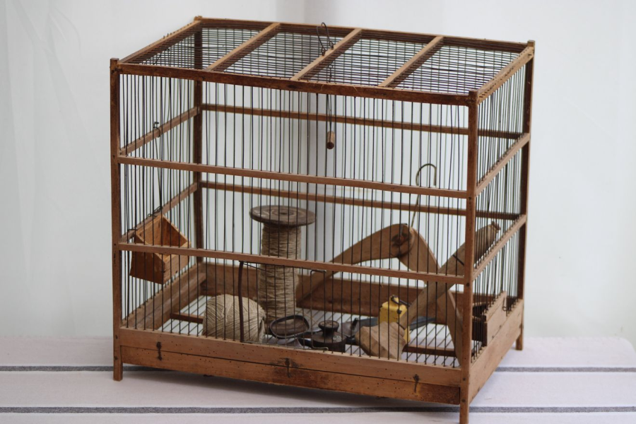 Ancienne cage à oiseaux en...