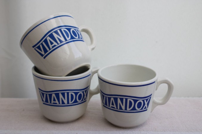 Lot de 3 tasses à café VIANDOX