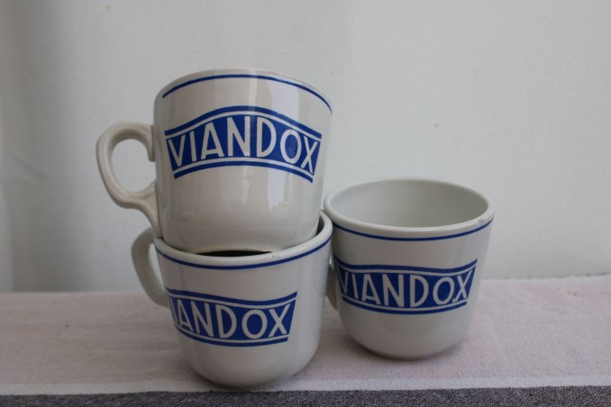 Lot de 3 tasses à café VIANDOX