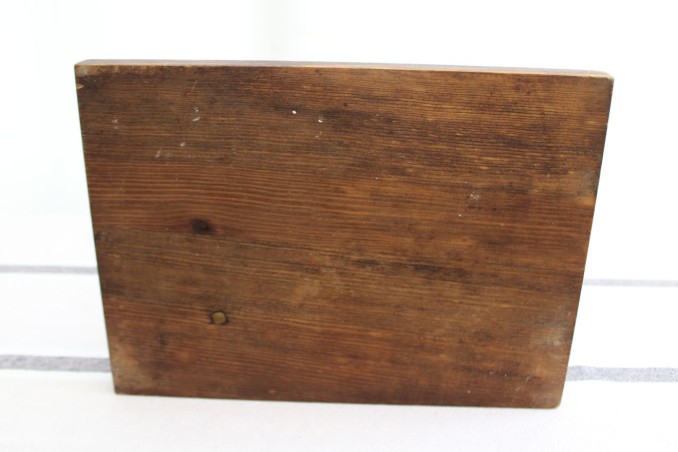 Ancien présentoir à saucissons en bois