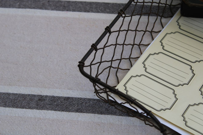 Ancienne bannette en métal