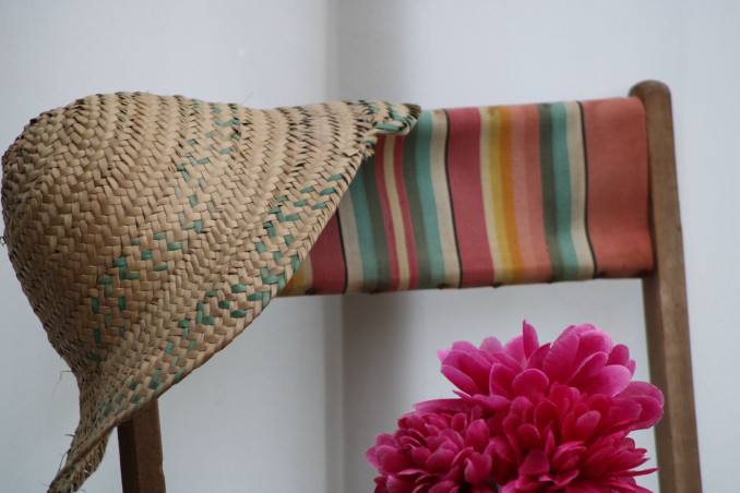 Ancienne chaise pliante en bois