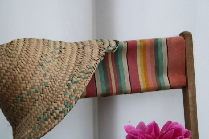 Ancienne chaise pliante en bois