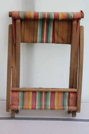 Ancienne chaise pliante en bois
