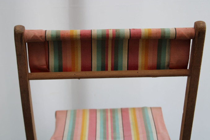 Ancienne chaise pliante en bois