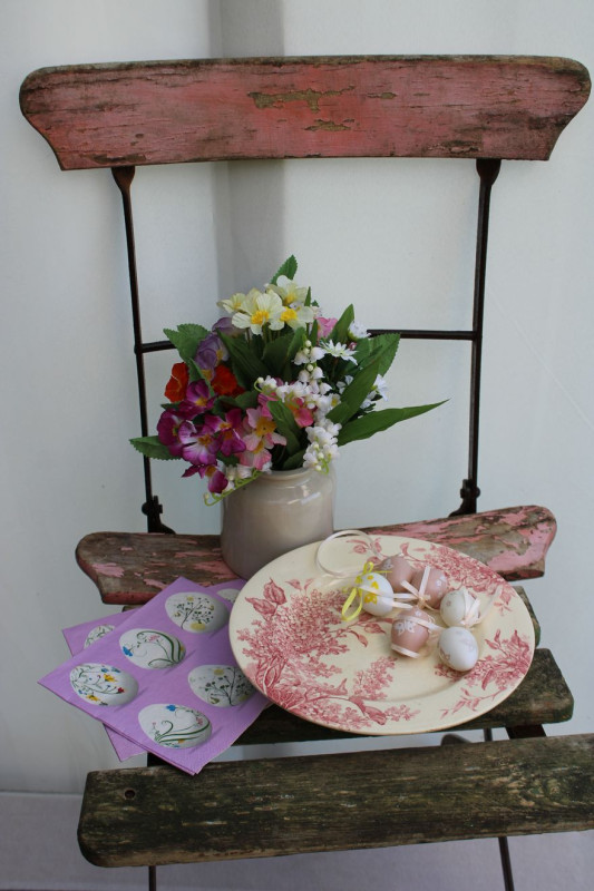 Coupe sur pied en porcelaine GIEN