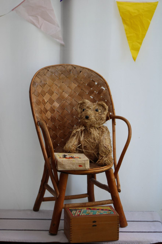 Chaise enfant en châtaignier