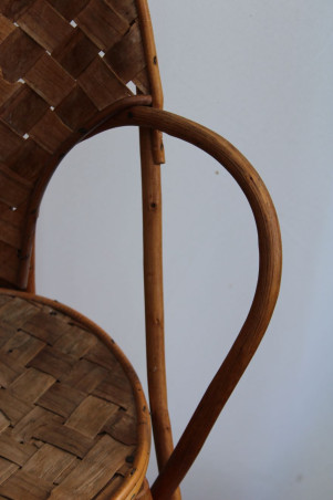 Chaise enfant en châtaignier