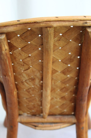 Chaise enfant en châtaignier