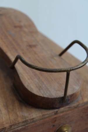 Boîte à cirage en bois