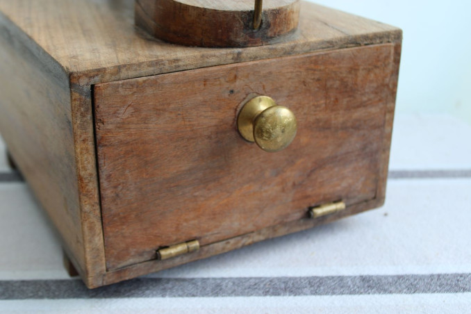 Boîte à cirage en bois