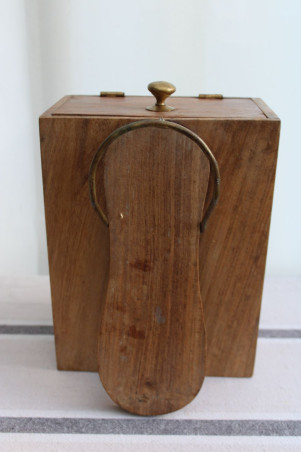 Boîte à cirage en bois