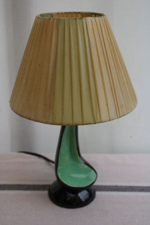 Ancienne lampe en céramique