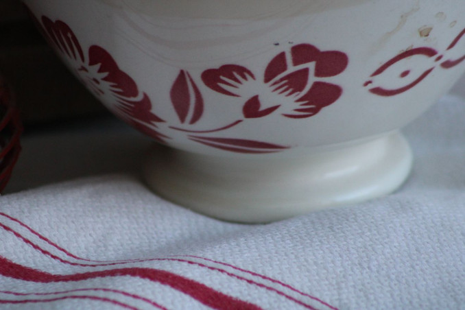 Lot de 2 anciens bols en céramique