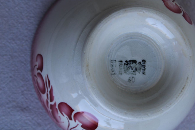 Lot de 2 anciens bols en céramique