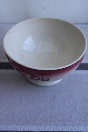 Lot de 2 anciens bols en céramique