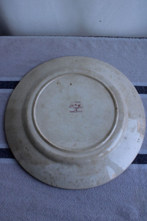 Ancien plat de service Terre de fer