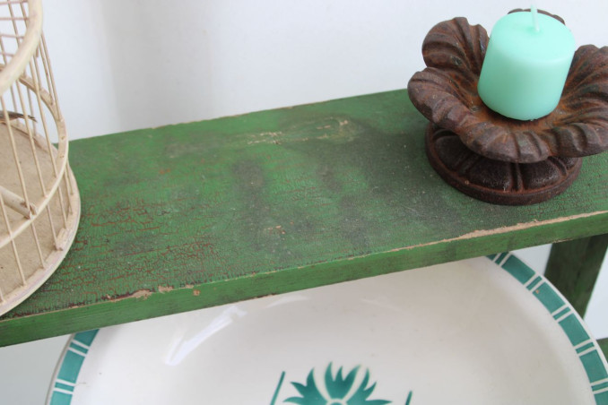 présentoir à fleurs en bois