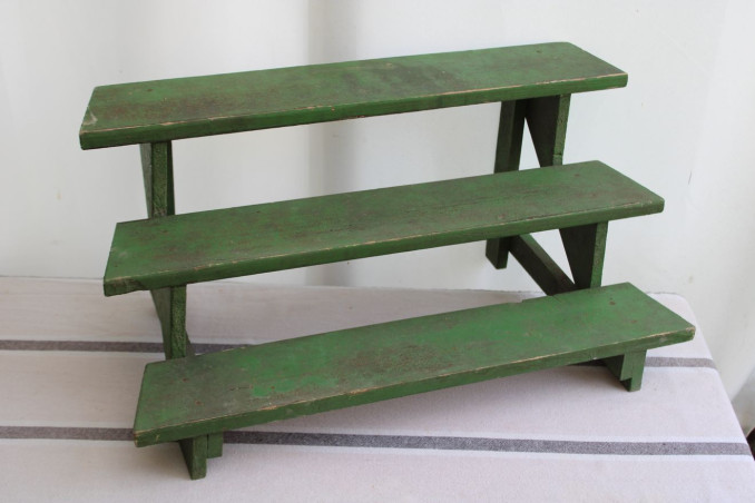 présentoir à fleurs en bois