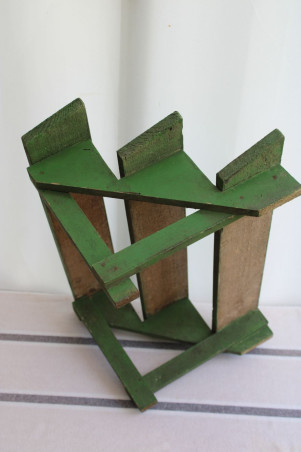 présentoir à fleurs en bois