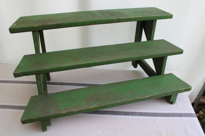 présentoir à fleurs en bois