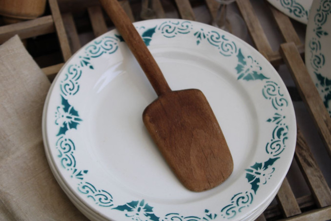 Lot de 8 assiettes en céramique "Papillons"