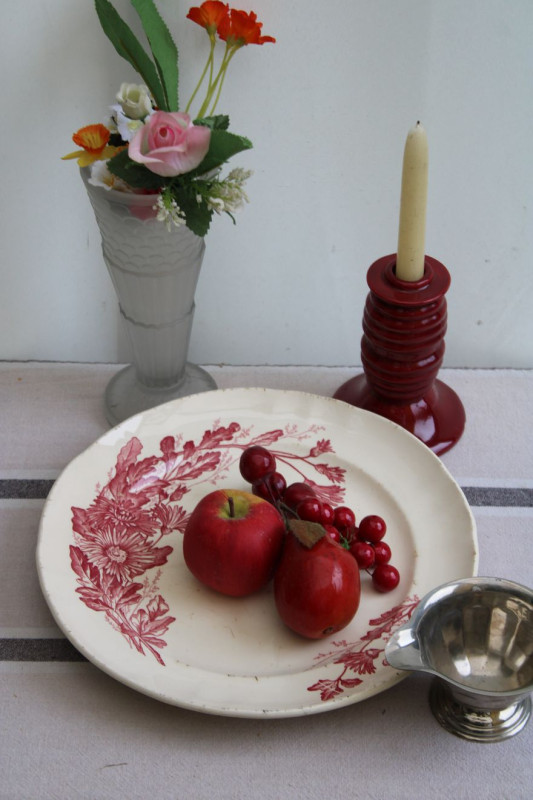 Plat de service en céramique Terre de fer