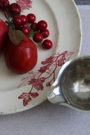 Plat de service en céramique Terre de fer