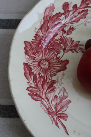 Plat de service en céramique Terre de fer