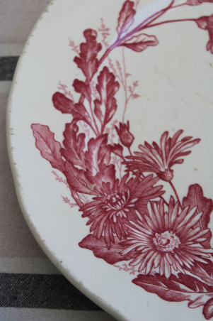 Plat de service en céramique Terre de fer