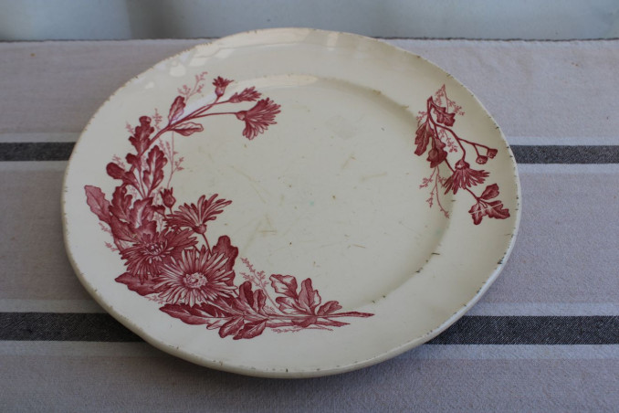 Plat de service en céramique Terre de fer
