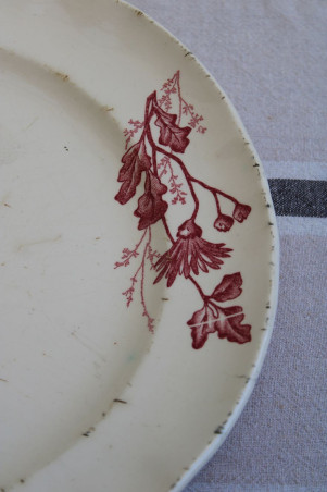 Plat de service en céramique Terre de fer