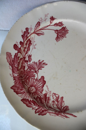 Plat de service en céramique Terre de fer