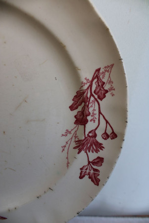 Plat de service en céramique Terre de fer