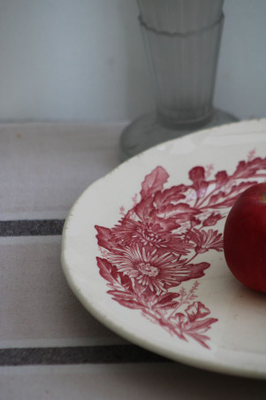 Plat de service en céramique Terre de fer