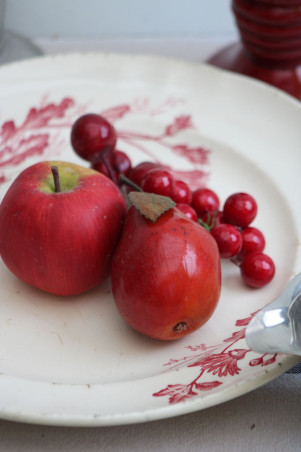 Plat de service en céramique Terre de fer