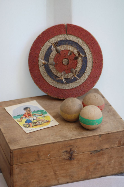 Ancien jeu de fléchettes en...