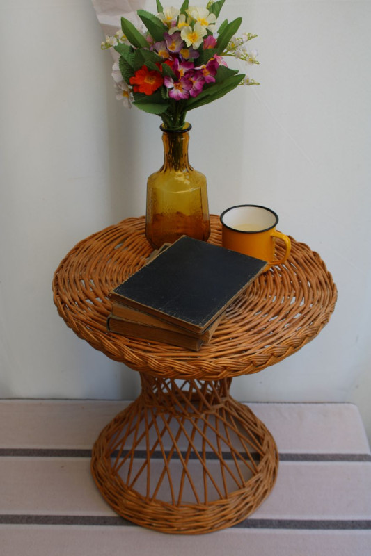 Table basse en osier