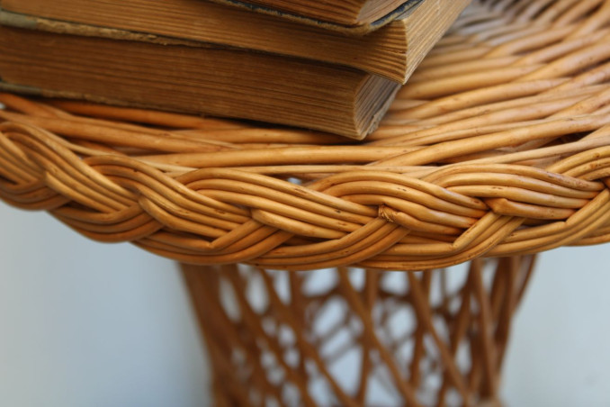 Table basse en osier