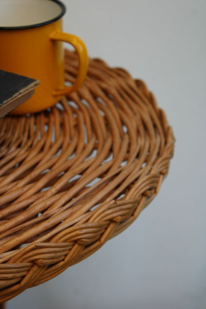 Table basse en osier