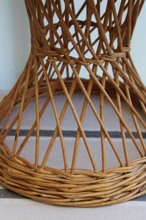 Table basse en osier