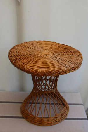 Table basse en osier