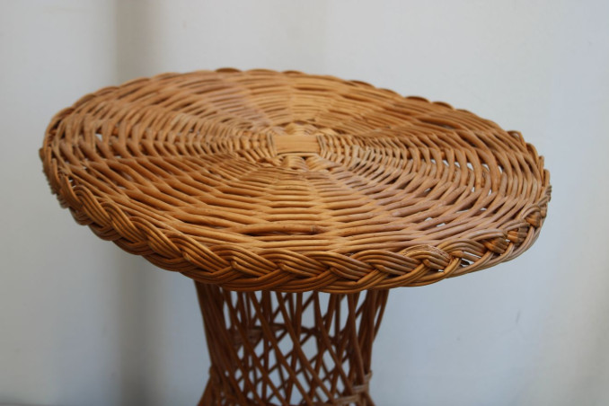 Table basse en osier