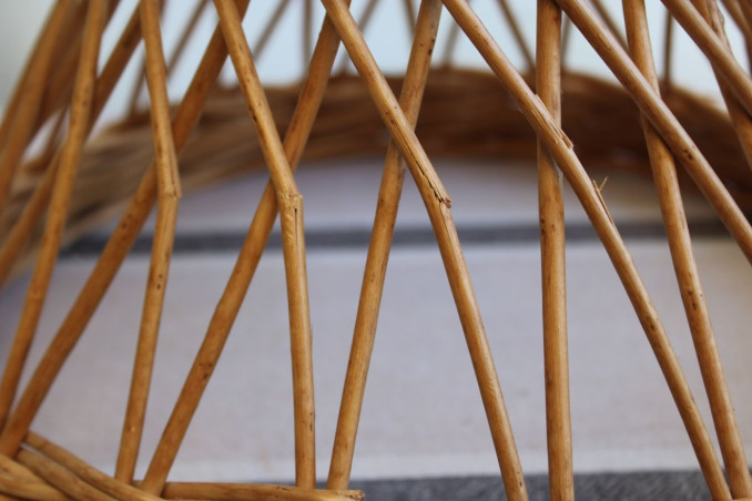 Table basse en osier