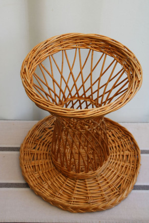 Table basse en osier