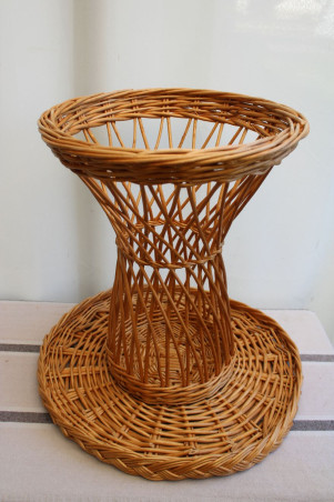 Table basse en osier