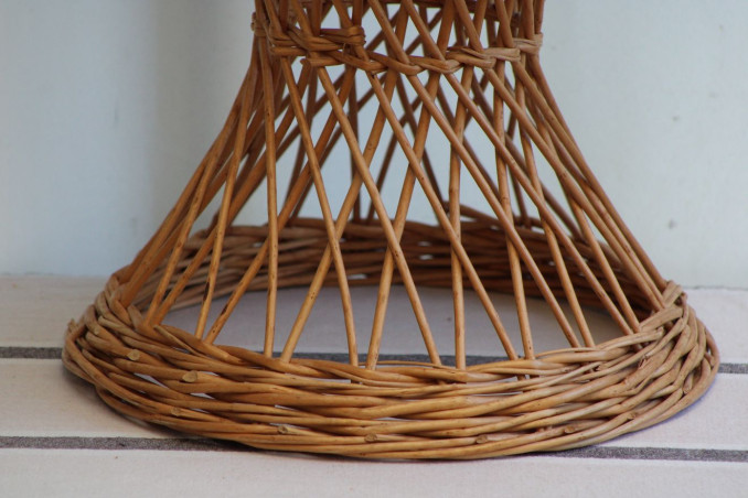 Table basse en osier