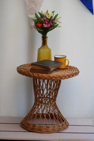 Table basse en osier