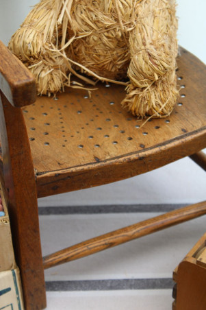 Chaise enfant en bois