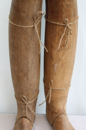 Paire d'embauchoirs en bois